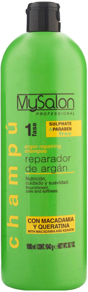 Mysalon professional MySalon Professional Reparador De Argan, szampon regenerujący do włosów 1000ml 17584