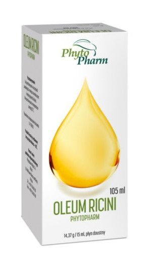 PhytoPharm Oleum ricini olej rycynowy 105 ml DARMOWA DOSTAWA OD 199 PLN!