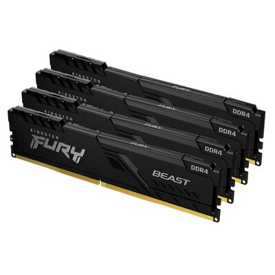 Kingston Fury Beast 32GB 4x8GB 3200MHz DDR4 CL16 DIMM