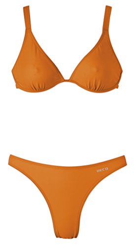 Beco damski strój kąpielowy z fiszbinami bikini pomarańczowy, 44 4013368106280_Orange_44