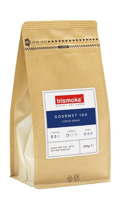 TRISMOKA Kawa ziarnista Trismoka Caffe Gourmet 100 250g 8838-uniw