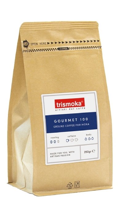 TRISMOKA Kawa mielona Trismoka Caffe Gourmet 100 250g 8839-uniw