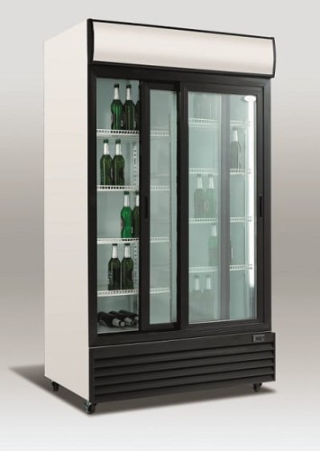 Szafa chłodnicza przeszklona RQ1100SL 1000l drzwi przesuwne (SD1001SL) Resto Quality