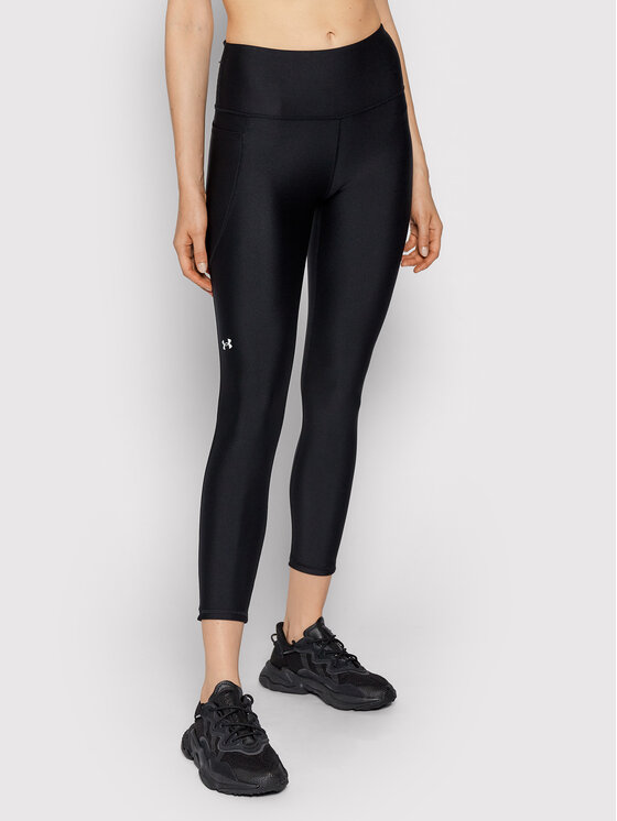 Under Armour Legginsy No-Slip Waistband Ankle Czarny Slim Fit