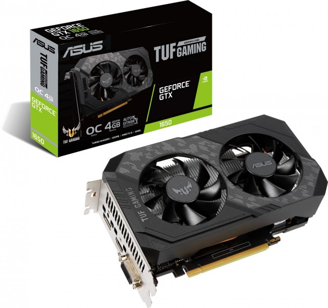 Asus GeForce GTX 1650 OC Edition 4GB (TUF-GTX1650-O4GD6-P-GAMING)