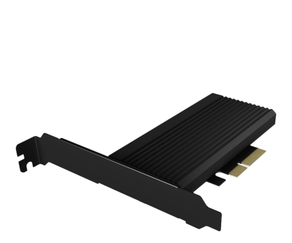 karta PCIe na szybki dysk Ssd M.2 NVMe radiator