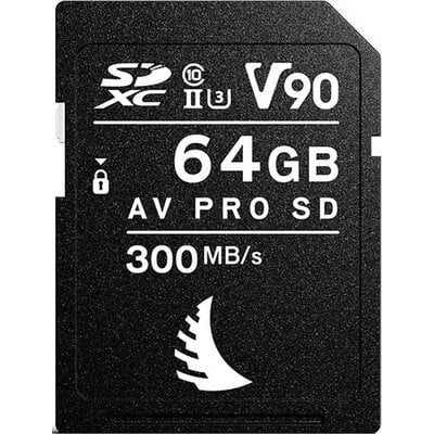 Angelbird AV PRO SD MK2 V60 SDXC 64GB UHS-II/U3 V90 AVP064SDMK2V90 AVP064SDMK2V90