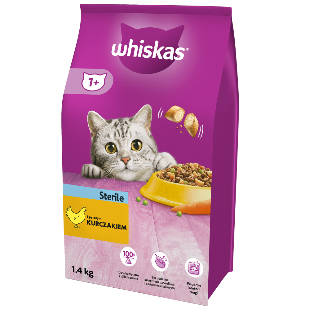 Whiskas Adult Sterile 1,4 kg