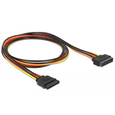 Impakt PRZEDŁUŻACZ KABLA ZASILAJĄCEGO SATA 15PIN M/F 1M DELOCK