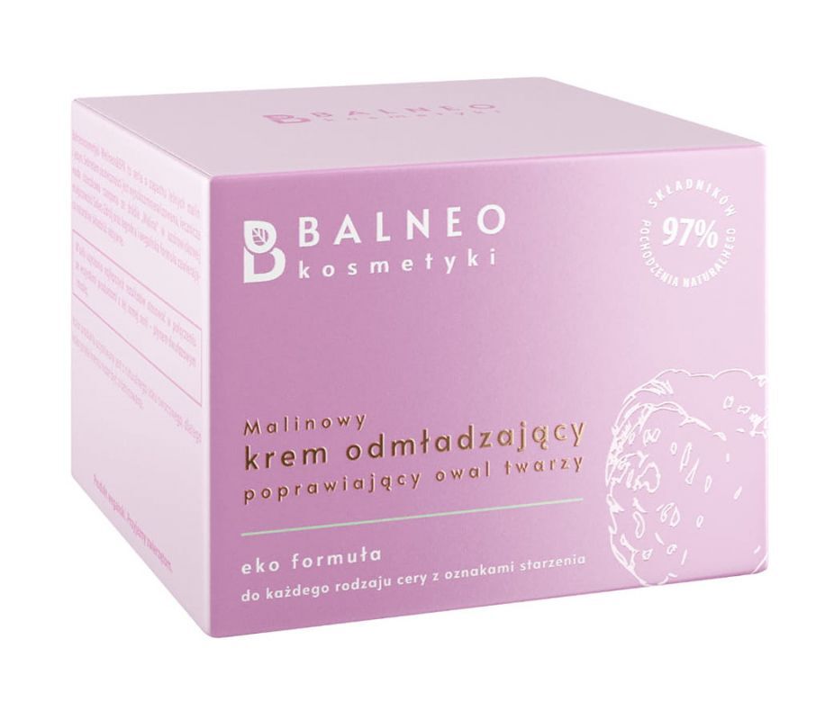 Balneo MALINOWE HOTELE SP Z O.O Malinowy krem odmładzający 50 ml