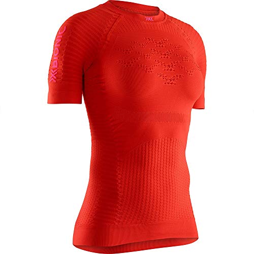 X-Bionic damska koszulka z krótkim rękawem Effektor 4.0 Run Sunset Orange/Namid Red L
