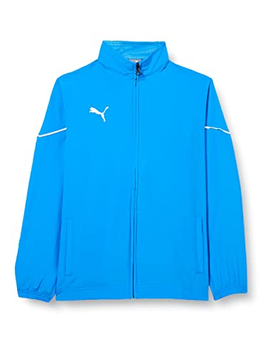 PUMA PUMA Kurtka chłopięca Teamrise Sideline Jr Sweatshirt niebieski Electric Blue Lemonade-Puma Black 164 657328