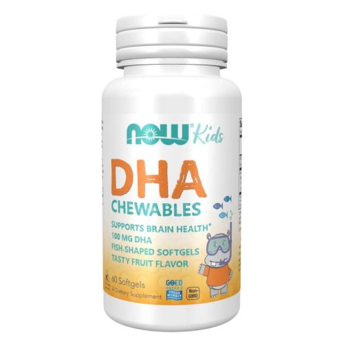 Now Foods DHA 100 mg Kid's Chewable 60 Softgels TT000383