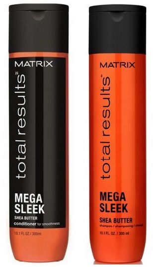 Matrix Total Results Mega Sleek, zestaw do wygładzenia włosów, szampon 300ml + odżywka 300ml 4/zestaw