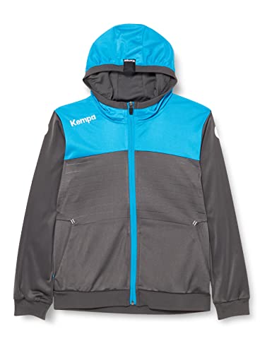 Kempa Kempa Emotion 2.0 męska kurtka z kapturem, antracyt/niebieski, S 200225616