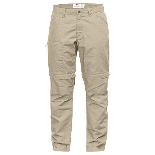 FJÄLLRÄVEN FJÄLLRÄVEN Damskie długie spodnie High Coast Trousers Zip-off W beżowy Limestone 46 F89581