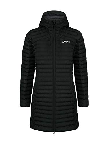Berghaus Damska kurtka Nula Micro izolacyjna długi płaszcz, trwała konstrukcja, wodoodporna
