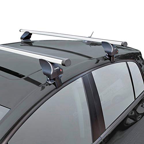 Zestaw bagażników dachowych Twinny Load aluminium A55, kompatybilny z Citroën C4 Picasso/Grand Picasso 2013- i C4 Spacetourer/Grand Spacetourer 2018 - (do pojazdów bez relingów dachowych)