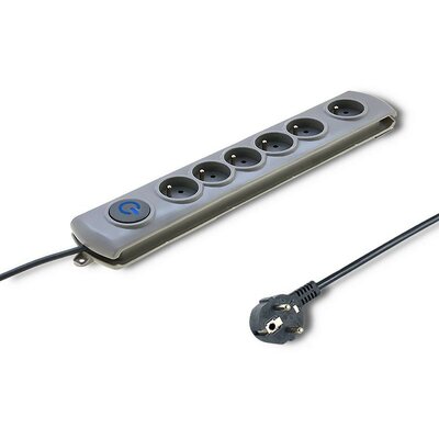 QOLTEC Listwa antyprzepięciowa Quick Switch 6 Gniazd 3m (50166)