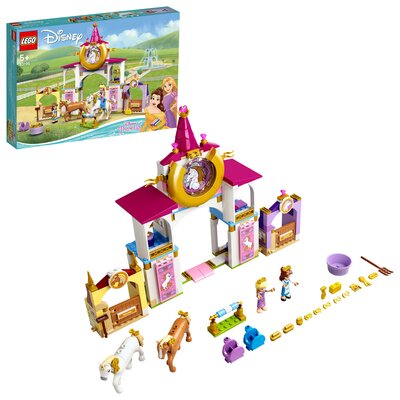 LEGO Disney Princess Królweskie stajnie Belli i Roszpunki 43195