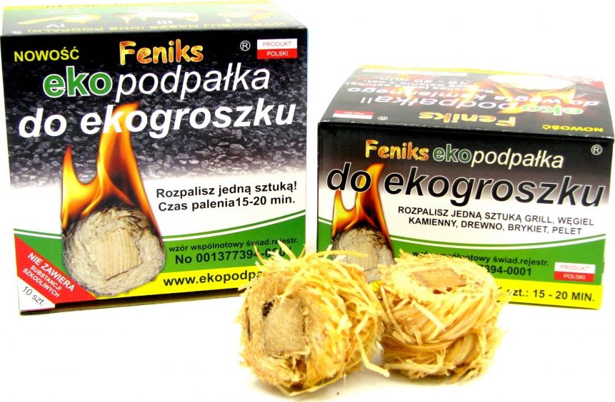 Feniks Eko Ekopodpałka Do węgla groszku 10 Szt. Ii