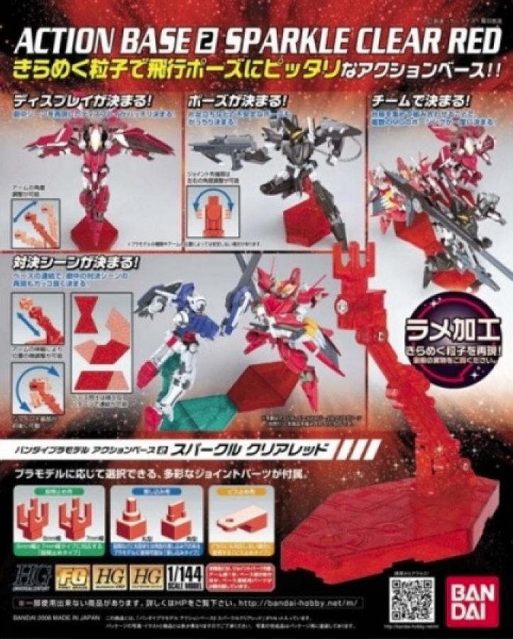 Bandai Action Base 2 Sparkle Red Bandai 2041661