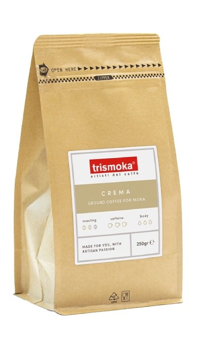 TRISMOKA Kawa mielona Trismoka Caffe Crema 250g 8847-uniw