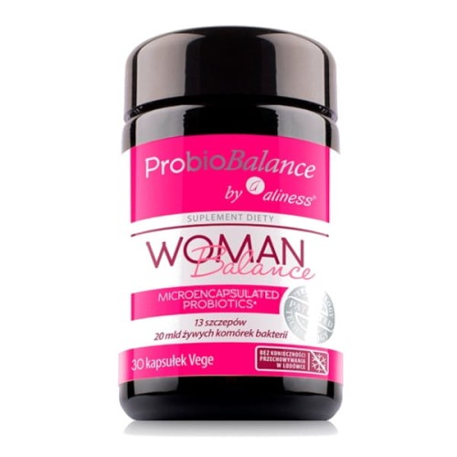 Aliness ProbioBalance Woman Balance (13 szczepów x 20mld ) 30 kaps. Aliness 9337-9591F