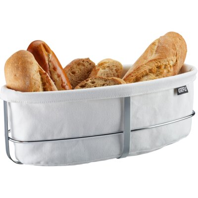 Gefu Koszyk na pieczywo owalny biały BRUNCH G-33661