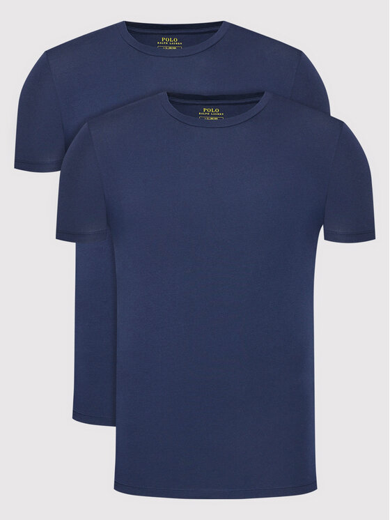 Ralph Lauren Polo Komplet 2 t-shirtów Core Replen 714835960004 Granatowy Slim Fit