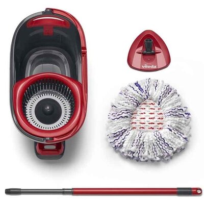 Vileda FHP Turbo 3in1 Microfibre Zestaw Obrotowy Mop + Wiadro 167751.. VILE-000967