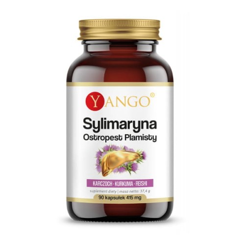YANGO Sylimaryna ekstrakt z ostropestu 80% sylimaryny 90 kaps. YANGO 68AF-655EC