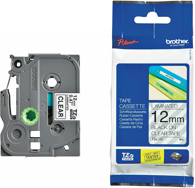 Brother TZe-131 12mm x 8m (TZe131) (jest na magazynie)