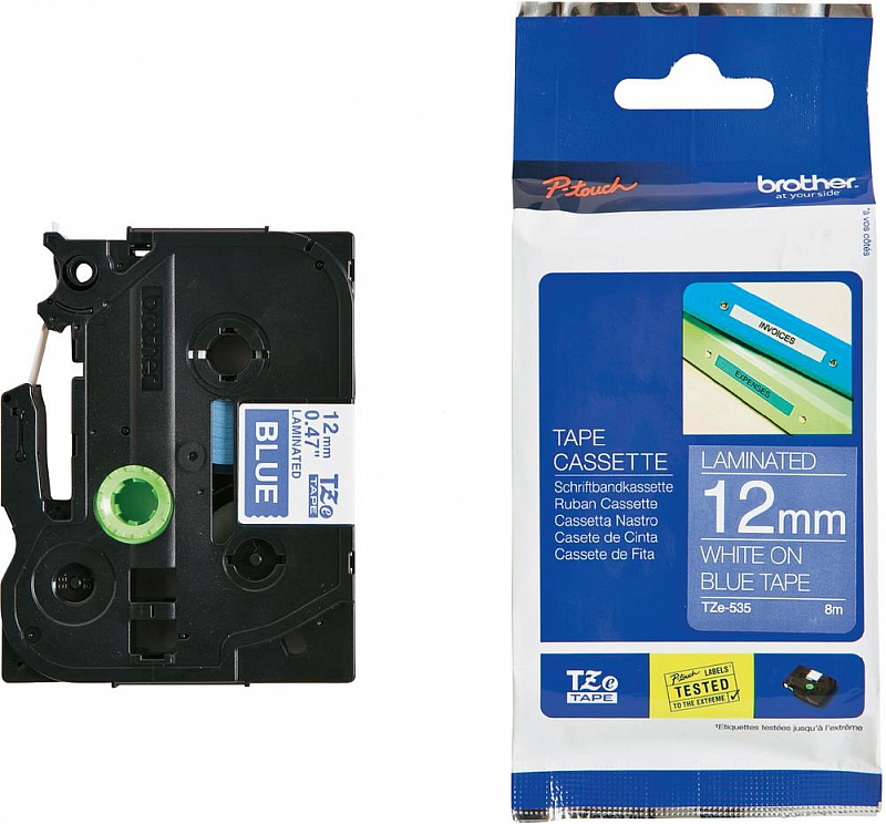 Brother TZe-535 12mm x 8m (TZe535) (jest na magazynie)