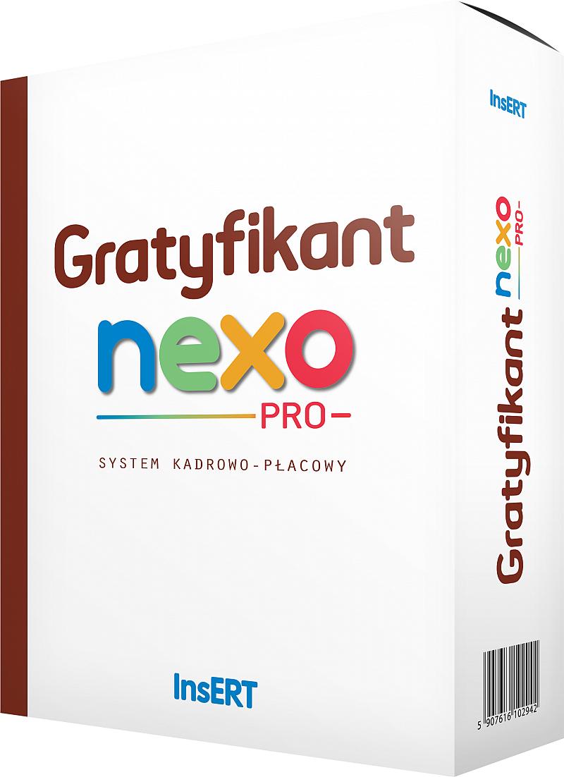 Gratyfikant nexo PRO (system kadrowo-płacowy)  Licencja na 50 pracowników