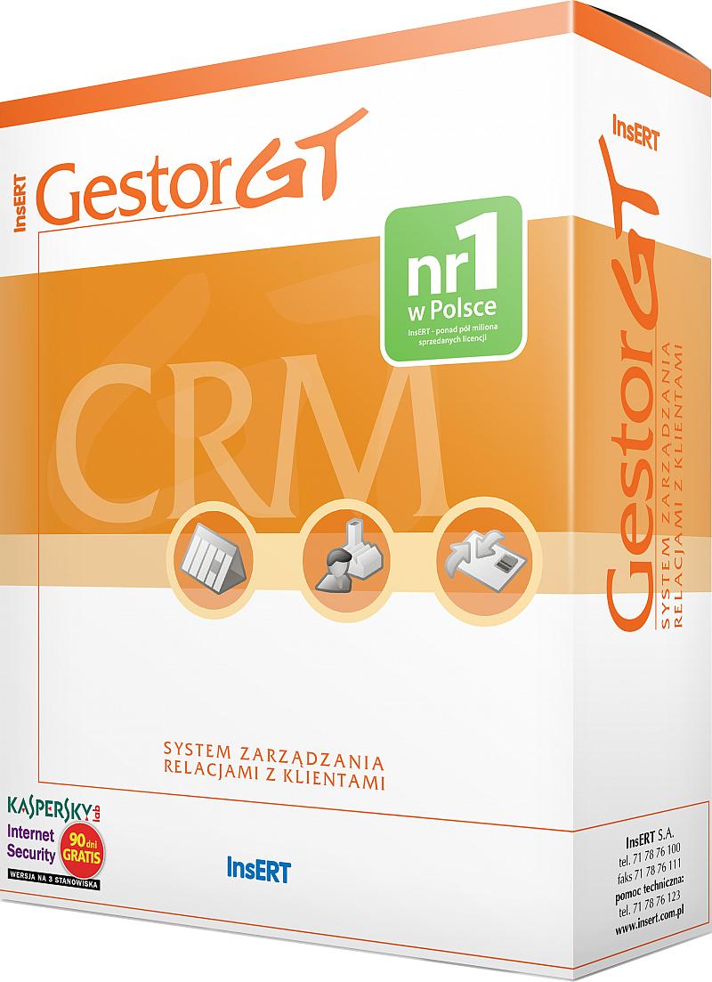 Gestor GT (system zarządzania relacjami z klientami)  Licencja na 3 stanowiska