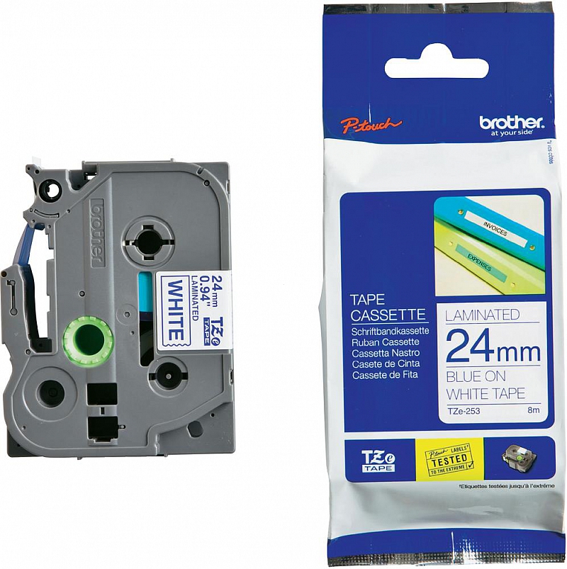 Brother TZe-253 24mm x 8m (TZe253) (jest na magazynie)