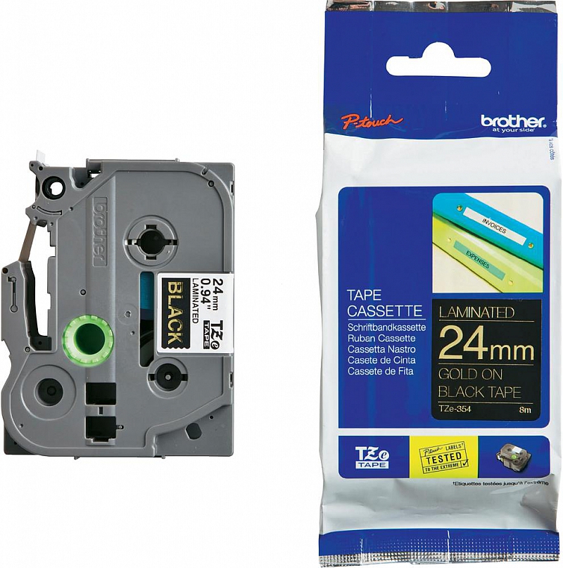 Brother TZe-354 24mm x 8m (TZe354) (jest na magazynie)