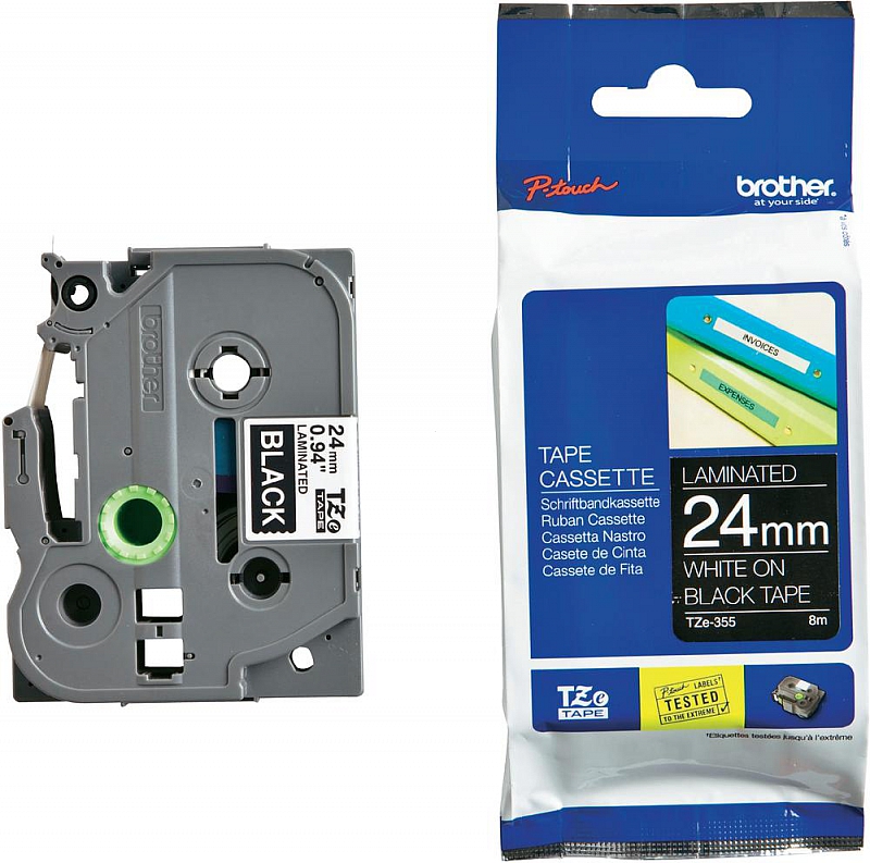 Brother TZe-355 24mm x 8m (TZe355) (jest na magazynie)