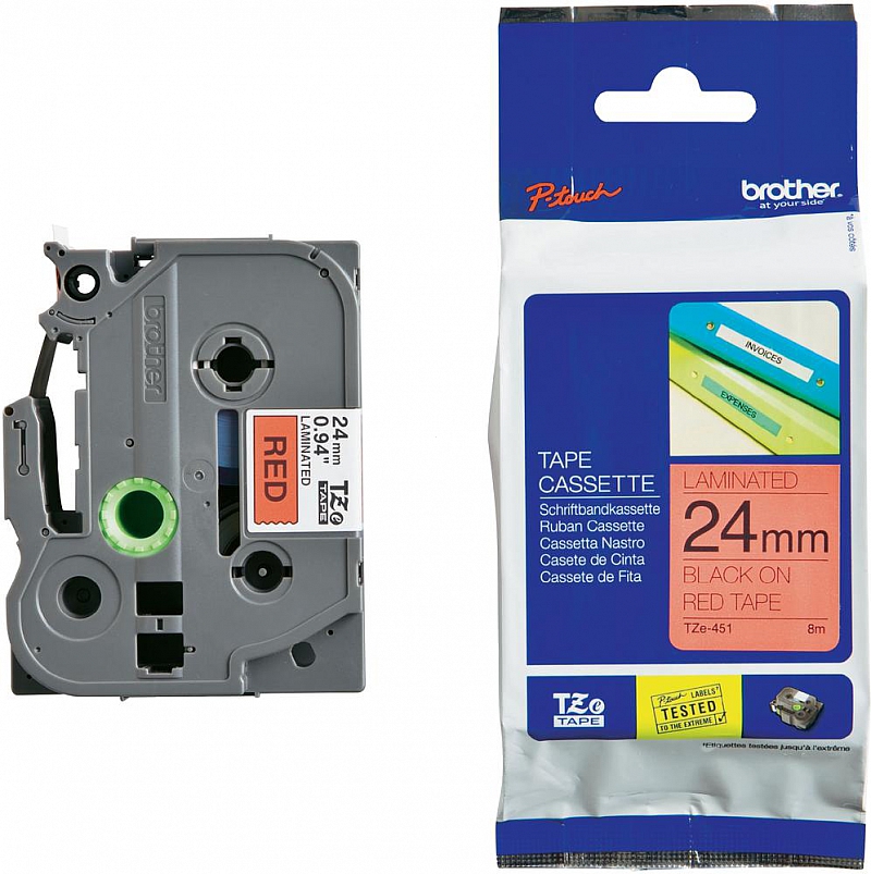 Brother TZe-451 24mm x 8m (TZe451) (jest na magazynie)