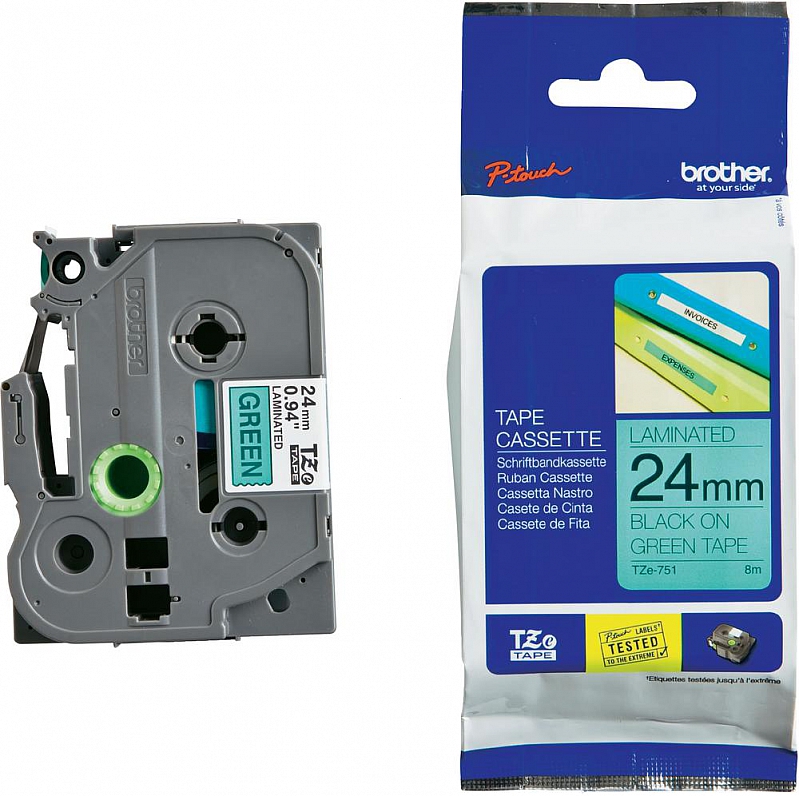 Brother TZe-751 24mm x 8m (TZe751) (jest na magazynie)