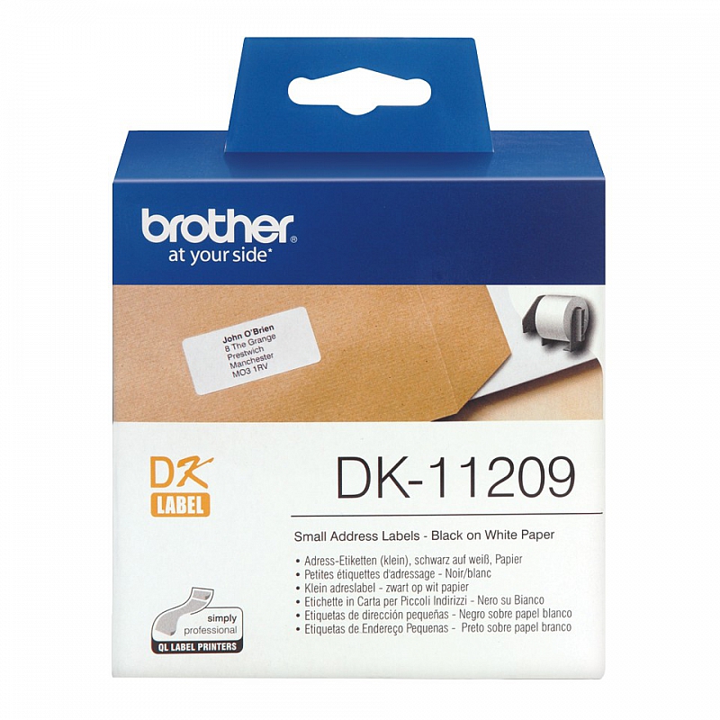 Brother DK-11209 800 szt/rolkę 29mm x 62mm (jest na magazynie)
