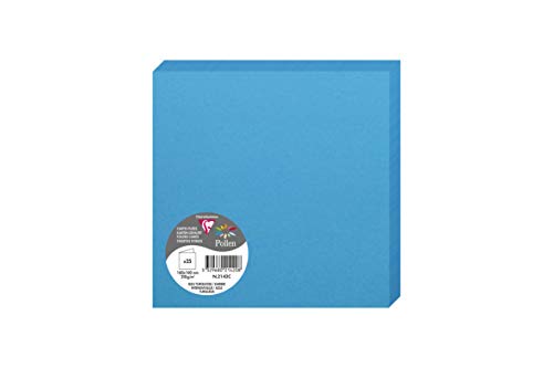 Clairefontaine 2142C opakowanie (z 25 pyłkami z podwójną kartą, złożone, 160 x 160 mm) 210 g, turkusowy 2142C