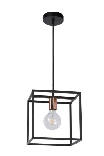Lucide lucide Arthur-lampy wiszące, metal, E27, 60 W, czarna, 25 x 25 x 155 cm 08424/01/30