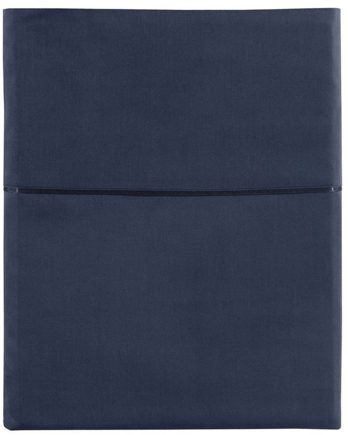 Alexandre Turpault Prześcieradło satynowe Teophile Slate Blue