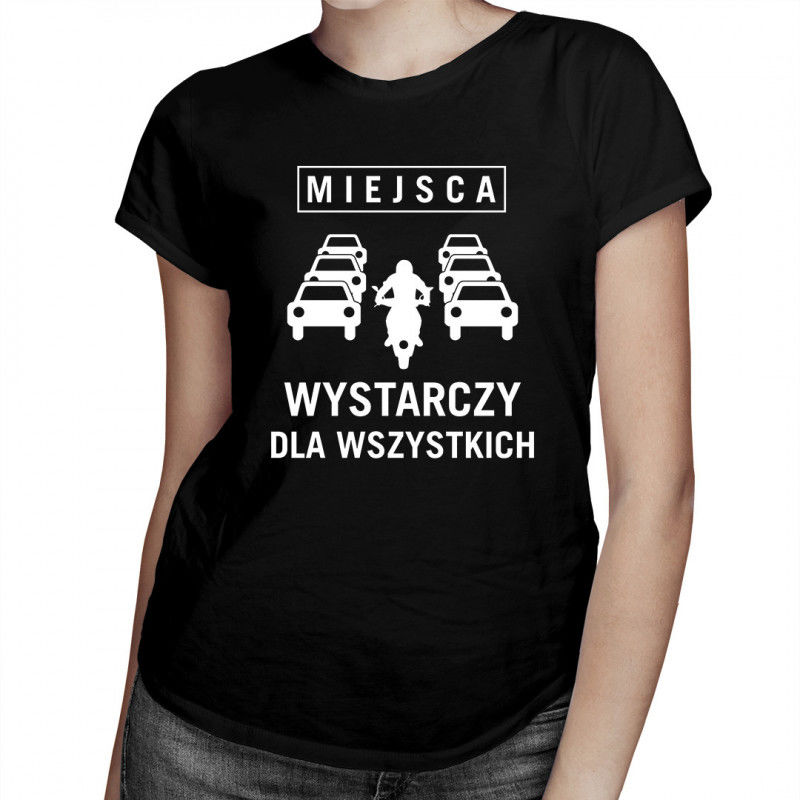 Miejsca wystarczy dla wszystkich  damska koszulka z nadrukiem 7740