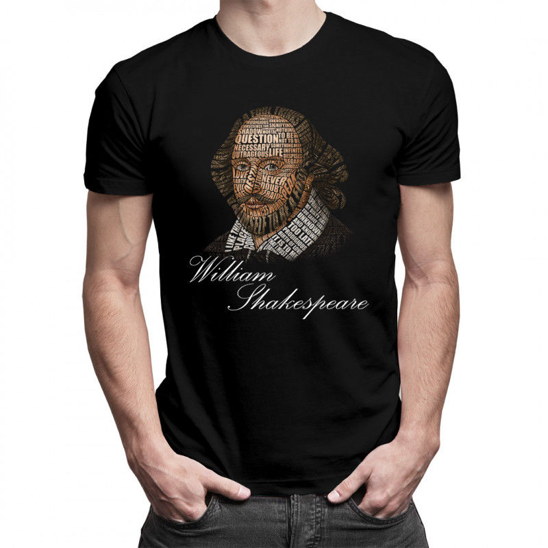 William Shakespeare - męska koszulka z nadrukiem 9494