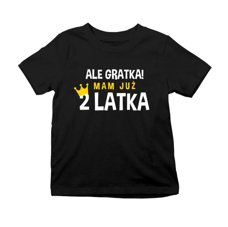 Ale gratka! Mam już dwa latka - koszulka niemowlęca z nadrukiem 10175