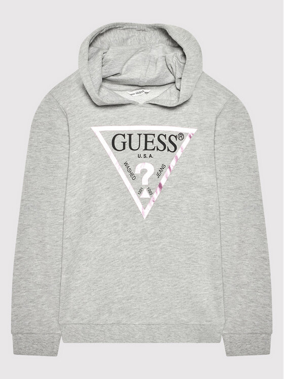 Guess Bluza J83Q14 KAUG0 Szary Regular Fit