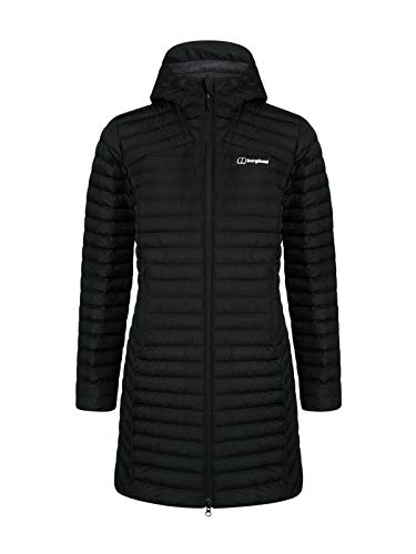 Berghaus Berghaus damska Nula mikro izolowana długa kurtka, 18, czarna 4A000782